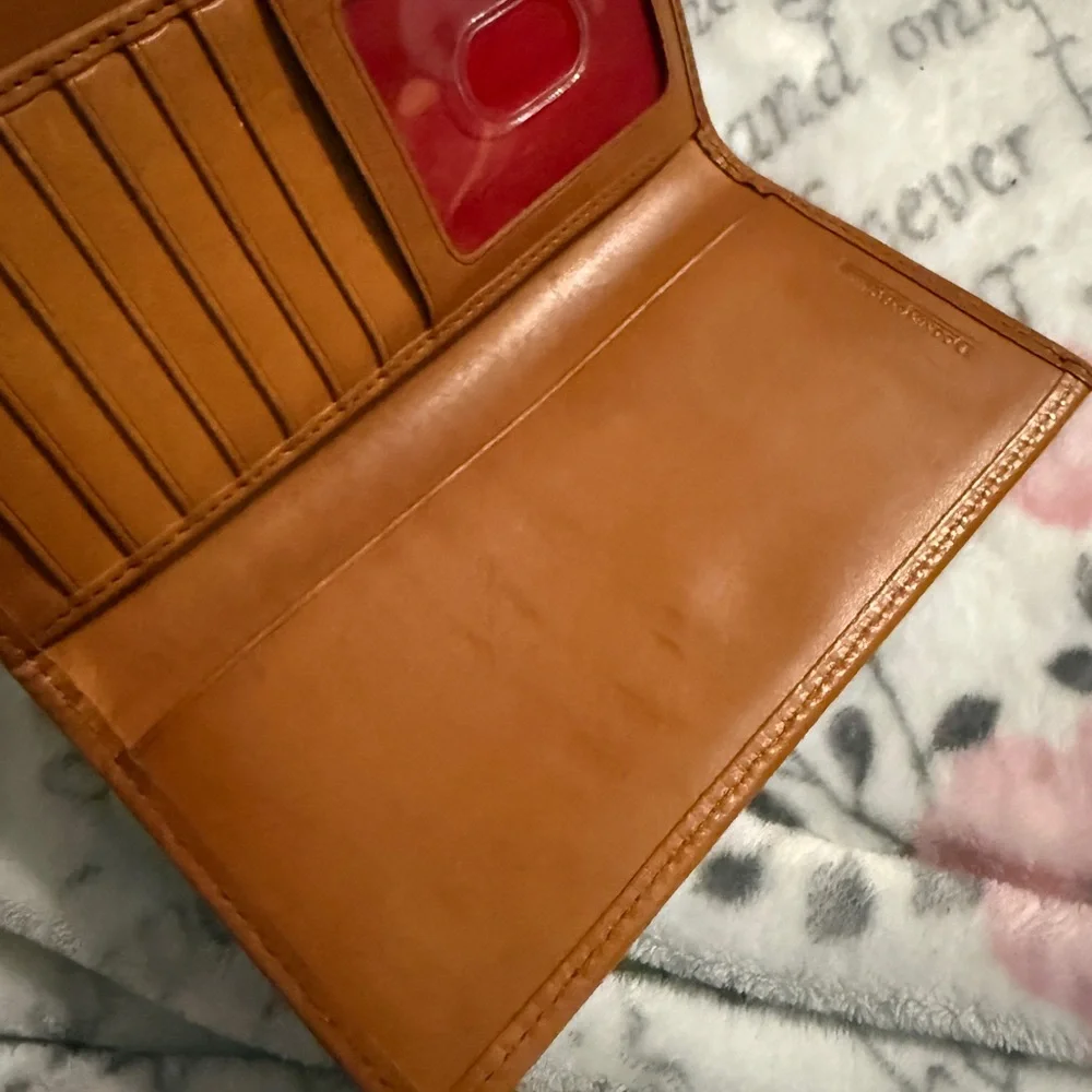 Dooney & Bourke DB75 multi-color slim wallet EUC - Picture 8 of 16